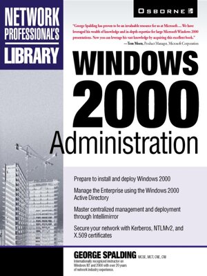 cover image of Windows 2000 Administration